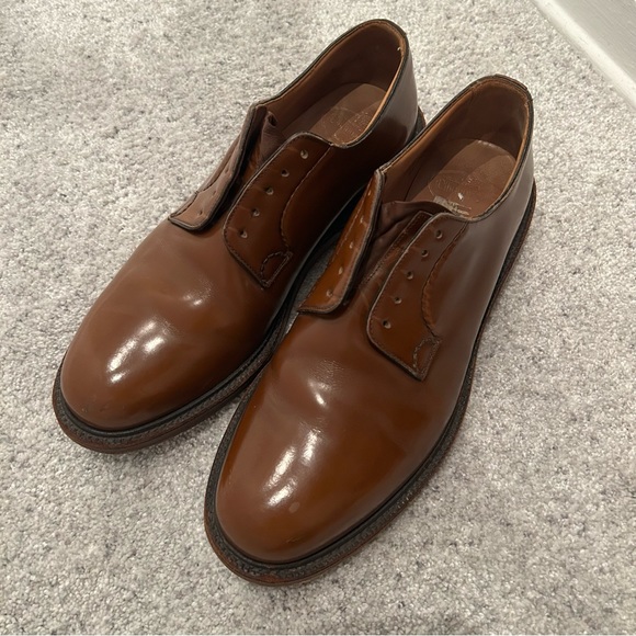 CHURCH’s “Shannon 2 Wr” Calfskin Derby Lace-Ups in Sandalwood Oxford Shoes 7.5 F - Picture 6 of 16